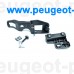 9805551980, Citroen/Peugeot, Крепеж фары правой, ремонтный (комплект) для Citroen C-Elysee, Peugeot 301
