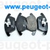 FDB1728, Ferodo, Колодки тормозные передние для Citroen C4, Peugeot 307, Peugeot 207, Peugeot 308, Peugeot 408, Peugeot 3008, Peugeot 208, Peugeot RCZ