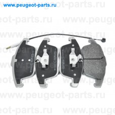 PA-0618AF, Japanparts, Колодки тормозные передние для Citroen C5 (X7), Peugeot 407, Peugeot 508