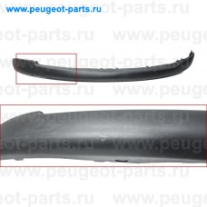 206-98700-SALE, Phira, Накладка бампера переднего черная (молдинг) (С ДЕФЕКТОМ) для Peugeot 206