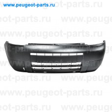 100.10115, Poliplast, Бампер передний (черный) для Citroen Berlingo (M59), Peugeot Partner (M59)