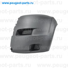 100.11113H, Poliplast, Бампер передний (левая часть) для Fiat Ducato 250, Citroen Jumper 3, Peugeot Boxer