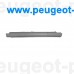 P65823 2, Potrykus, Порог правый для Citroen Berlingo, Citroen Berlingo (M59), Peugeot Partner, Peugeot Partner (M59)