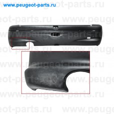 PG0091051-SALE, Prasco, Бампер задний (под покраску) (С ДЕФЕКТОМ) для Peugeot 206