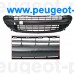 PG3202120-SALE, Prasco, Решетка бампера переднего центральная (С ДЕФЕКТОМ) для Peugeot 207